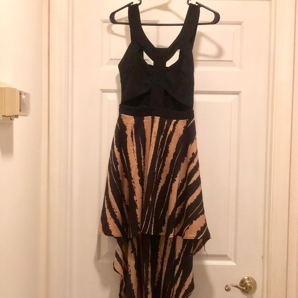 A cocktail dress